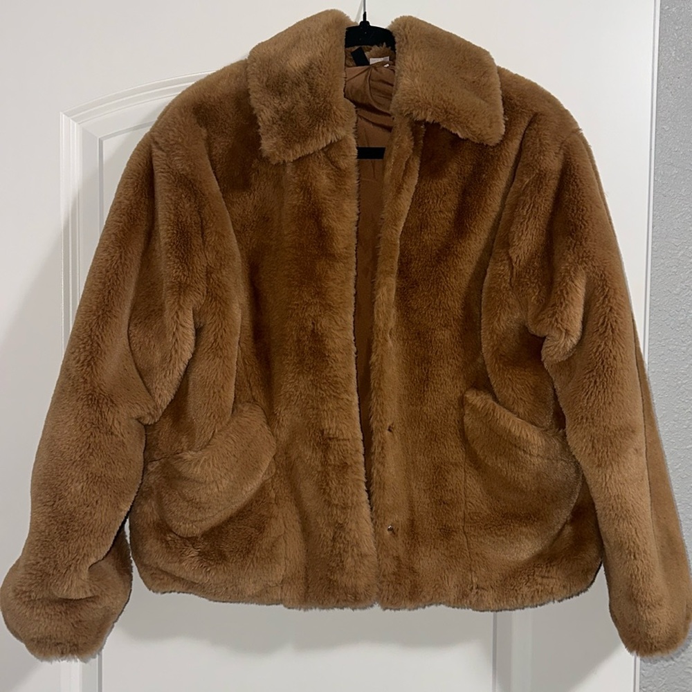XS Teddy Faux Fur Jacket
